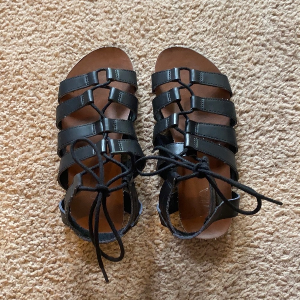 Black Strap Sandal
